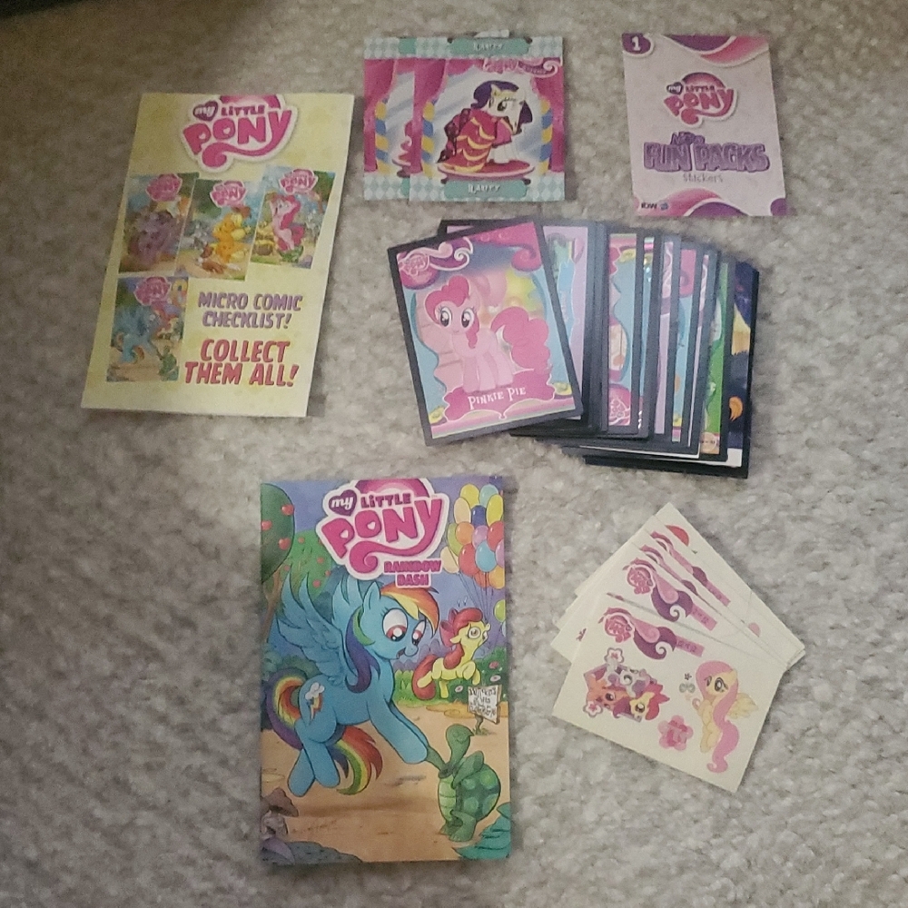 My Little Pony Trading Cards and Stickers
